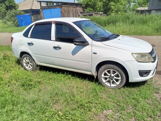 2015 Lada (ВАЗ) Granta I, белый, 350000 рублей, вид 2