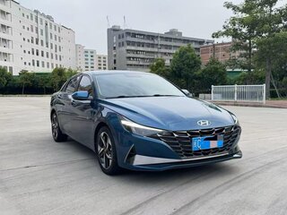 2022 Hyundai Elantra VII (CN7), синий, 1450000 рублей, вид 3