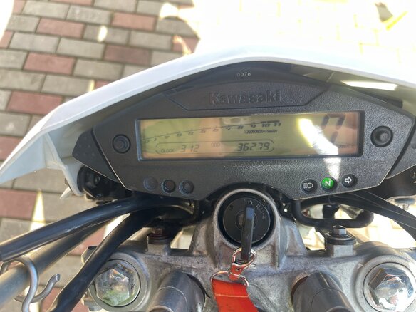 2010 Kawasaki KLX 125, белый, 300000 рублей - вид 7