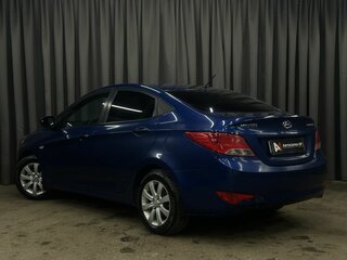 2015 Hyundai Solaris I Рестайлинг, синий, 699900 рублей, вид 3