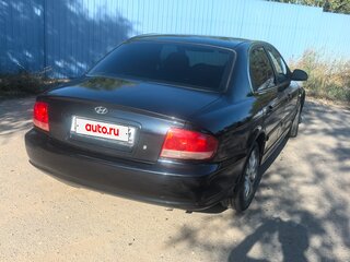 2006 Hyundai Sonata ТагАЗ IV (EF) Рестайлинг, чёрный, 395000 рублей, вид 2