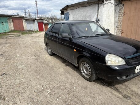 2008 Lada (ВАЗ) Priora I, чёрный, 135000 рублей, вид 3