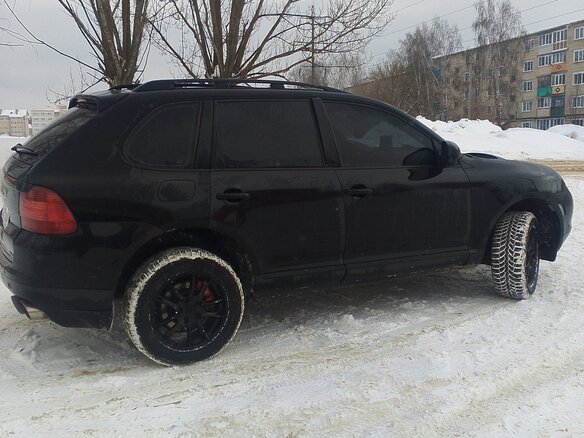 2003 Porsche Cayenne S I (955), чёрный, 750000 рублей - вид 1