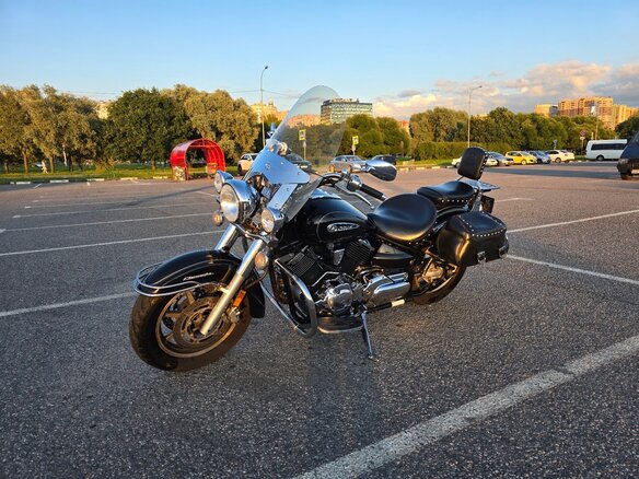 2008 Yamaha XVS1100, чёрный, 640000 рублей - вид 2