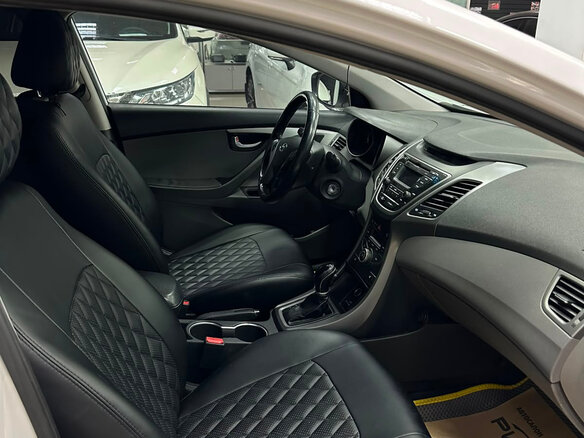 2014 Hyundai Elantra V (MD) Рестайлинг, белый - вид 13
