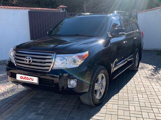 2012 Toyota Land Cruiser 200 Series Рестайлинг 1, чёрный, 3500000 рублей, вид 2