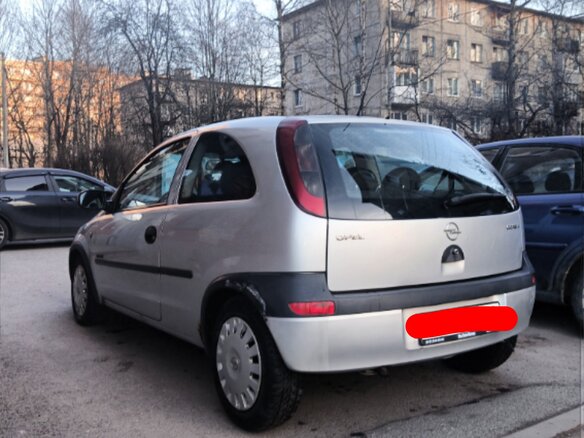 2001 Opel Corsa C, серебристый, 160000 рублей - вид 2