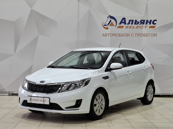 2014 Kia Rio 6-speed III, белый - вид 6