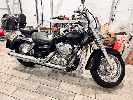 2005 Honda Shadow 750, чёрный, 490000 рублей, вид 2