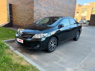 2012 Toyota Corolla X (E140, E150) Рестайлинг, чёрный, 1350000 рублей, вид 1