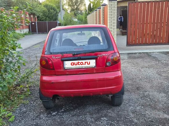 2006 Daewoo Matiz I Рестайлинг, красный, 90000 рублей - вид 5