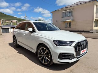 2020 Audi Q7 45 TDI II (4M) Рестайлинг, белый, 7000000 рублей, вид 2