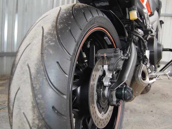 2014 Yamaha MT-09 (FZ-09), оранжевый, 670000 рублей - вид 20