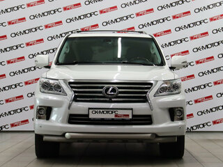 2013 Lexus LX 570 III Рестайлинг, белый, 4375750 рублей, вид 3