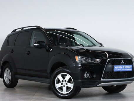 2010 Mitsubishi Outlander II Рестайлинг, чёрный, 1449000 рублей, вид 1