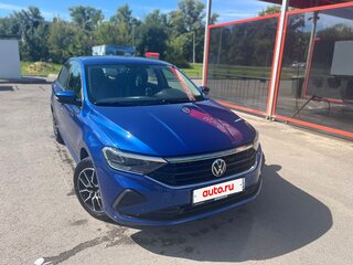 2022 Volkswagen Polo VI, синий, 1690000 рублей, вид 2