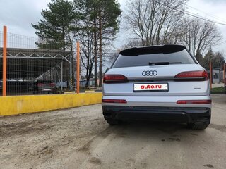 2021 Audi Q7 45 TDI II (4M) Рестайлинг, серый, 7300000 рублей, вид 4