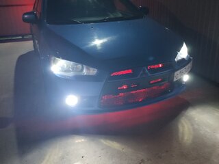 2008 Mitsubishi Lancer X, синий, 600000 рублей, вид 3