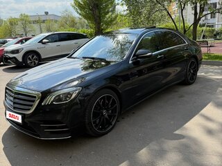 2018 Mercedes-Benz S-Класс 350 d Long VI (W222, C217) Рестайлинг, чёрный, 3200000 рублей, вид 1