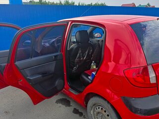 2007 Hyundai Getz I Рестайлинг, красный, 450000 рублей, вид 4