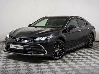 2022 Toyota Camry VIII (XV70) Рестайлинг, чёрный, 3147000 рублей, вид 1