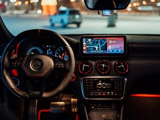 2013 Mercedes-Benz A-Класс AMG 45 AMG I (W176), чёрный, 2100000 рублей, вид 3