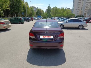 2011 Hyundai Solaris I, фиолетовый, 830000 рублей, вид 3