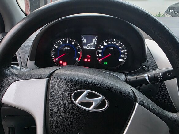2013 Hyundai Solaris I, чёрный - вид 5