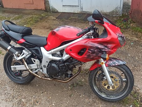 2002 Suzuki SV 400, красный, 257000 рублей, вид 5