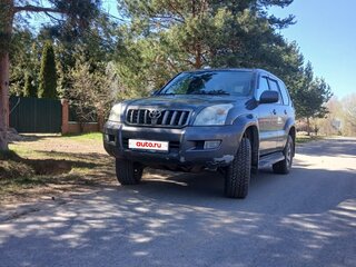 2008 Toyota Land Cruiser Prado 5-speed 120 Series Рестайлинг, серый, 1600000 рублей, вид 1