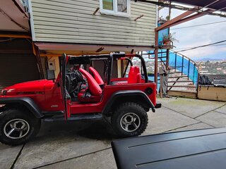2002 Jeep Wrangler II (TJ), красный, 1260000 рублей, вид 5