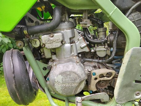 2000 Kawasaki KDX 220, зелёный, 220000 рублей, вид 4