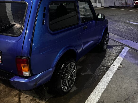 2019 Lada (ВАЗ) 2121 (4x4) Urban I Рестайлинг (2020), синий, 750000 рублей - вид 3