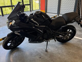 2012 Kawasaki ER-6F (Ninja 650R), чёрный, 535000 рублей, вид 4
