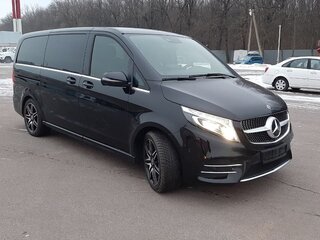 2019 Mercedes-Benz V-Класс Long 220 d длинный III (W447) Рестайлинг, чёрный, 4950000 рублей, вид 4