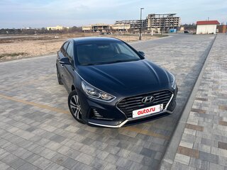 2017 Hyundai Sonata VII (LF) Рестайлинг, синий, 2200000 рублей, вид 1