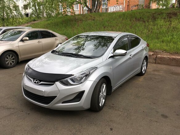 2014 Hyundai Elantra V (MD) Рестайлинг, серебристый