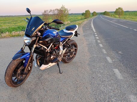 2015 Yamaha MT-07 (FZ-07), синий, 580000 рублей, вид 2