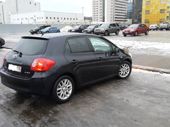 2008 Toyota Auris I, чёрный - вид 1