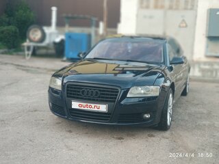 2006 Audi A8 Long II (D3) Рестайлинг, синий, 1050000 рублей, вид 4