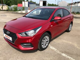 2019 Hyundai Solaris II, красный, 1520000 рублей, вид 1