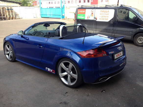 2009 Audi TT RS II (8J), синий - вид 2