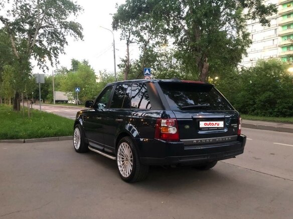 2007 Land Rover Range Rover Sport I, синий, 1150000 рублей - вид 9