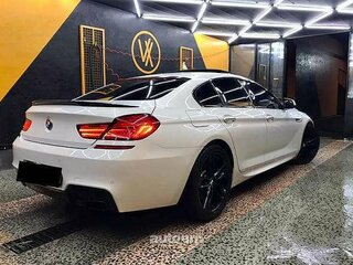 2015 BMW 6 серии Gran Coupe 640i III (F06/F13/F12) Рестайлинг, белый, 3200000 рублей, вид 3