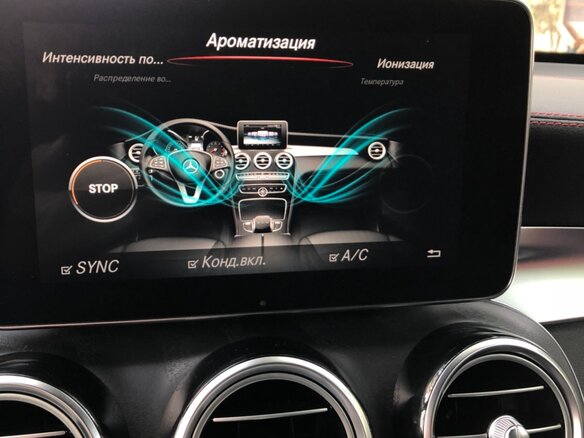 2016 Mercedes-Benz GLC AMG 43 AMG I (X253), синий - вид 6