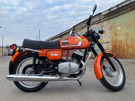 1985 CZ 350, оранжевый, 1100000 рублей, вид 1