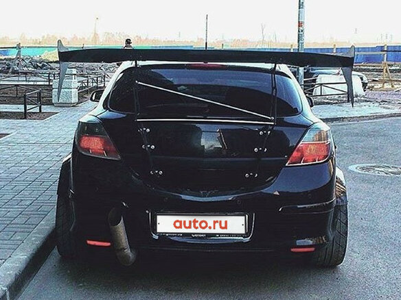 2007 Opel Astra GTC H Рестайлинг, чёрный - вид 3