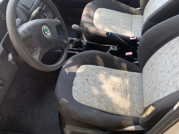 2003 Skoda Fabia I, белый, 300000 рублей - вид 4