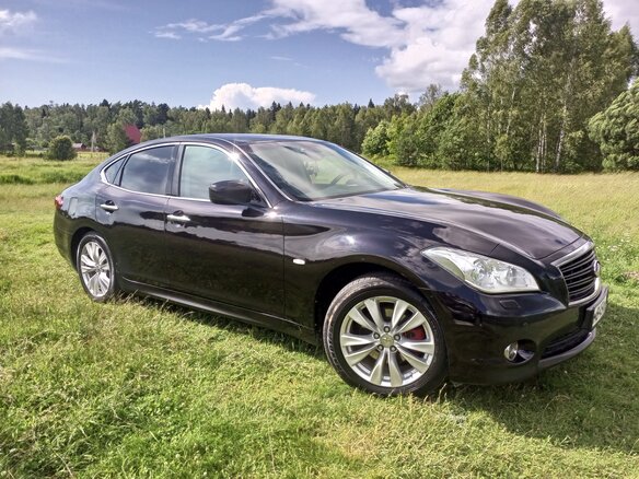 2011 Infiniti M25 IV, чёрный, 1500000 рублей - вид 3