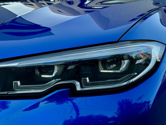 2019 BMW 3 серии 320d VII (G2x), синий, 3310000 рублей - вид 6